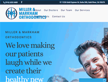 Tablet Screenshot of dwightmillerdds.com